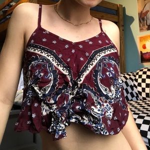 Paisley tank top